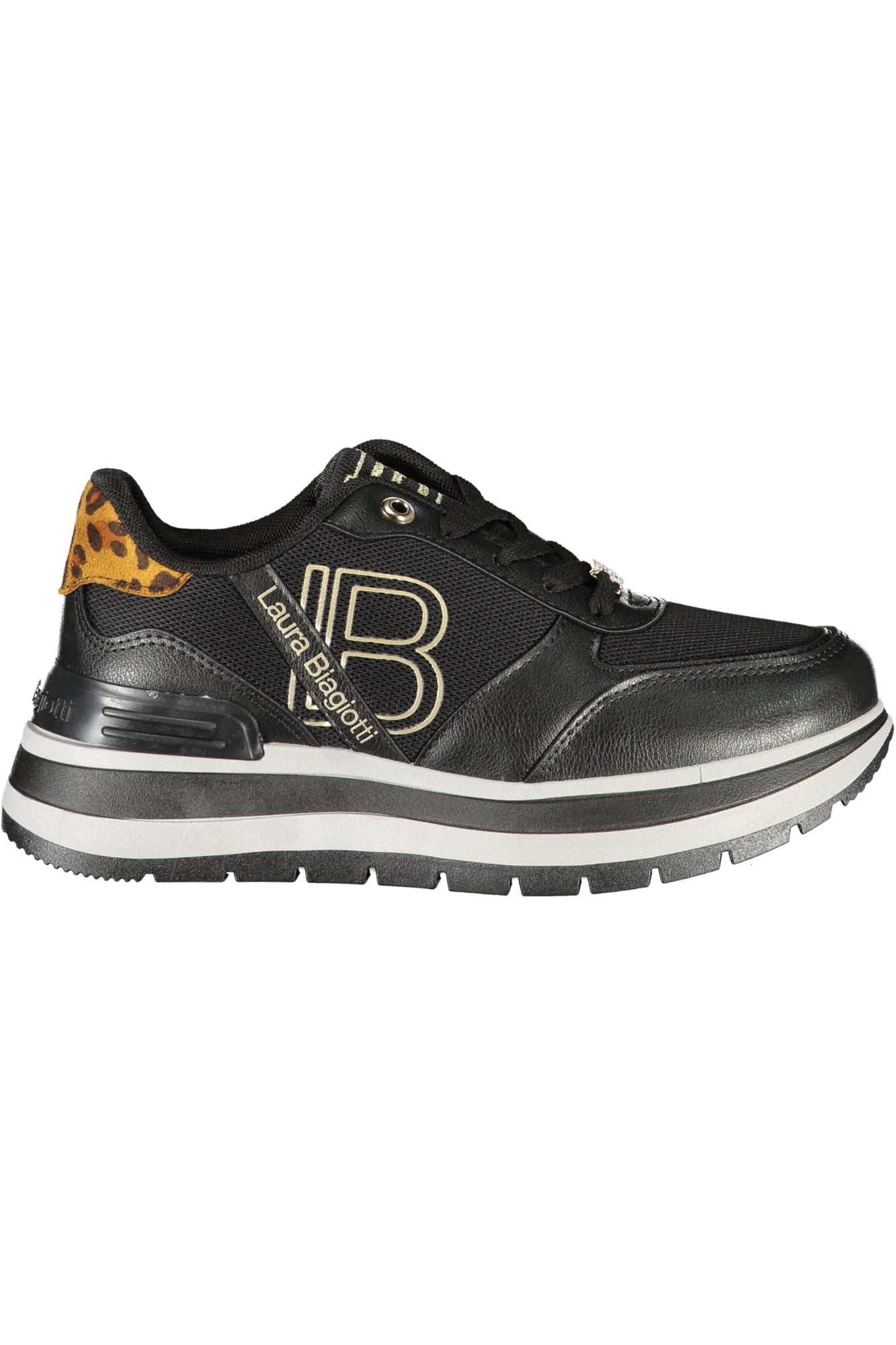 Laura Biagiotti Sneaker Damen – Schwarze Sportschuhe für Herbst/Winter Schwarz
