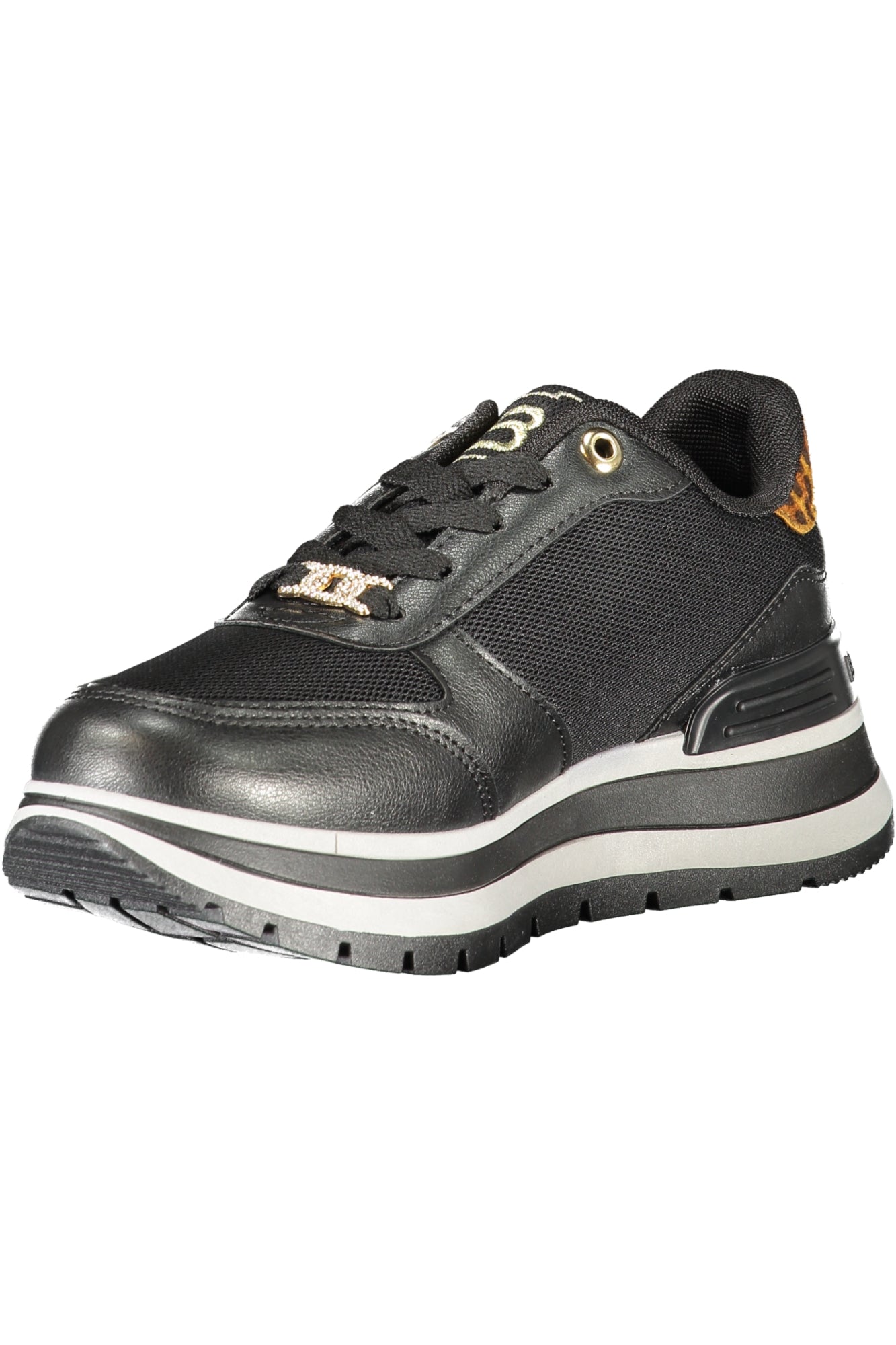 Laura Biagiotti Sneaker Damen – Schwarze Sportschuhe für Herbst/Winter Schwarz