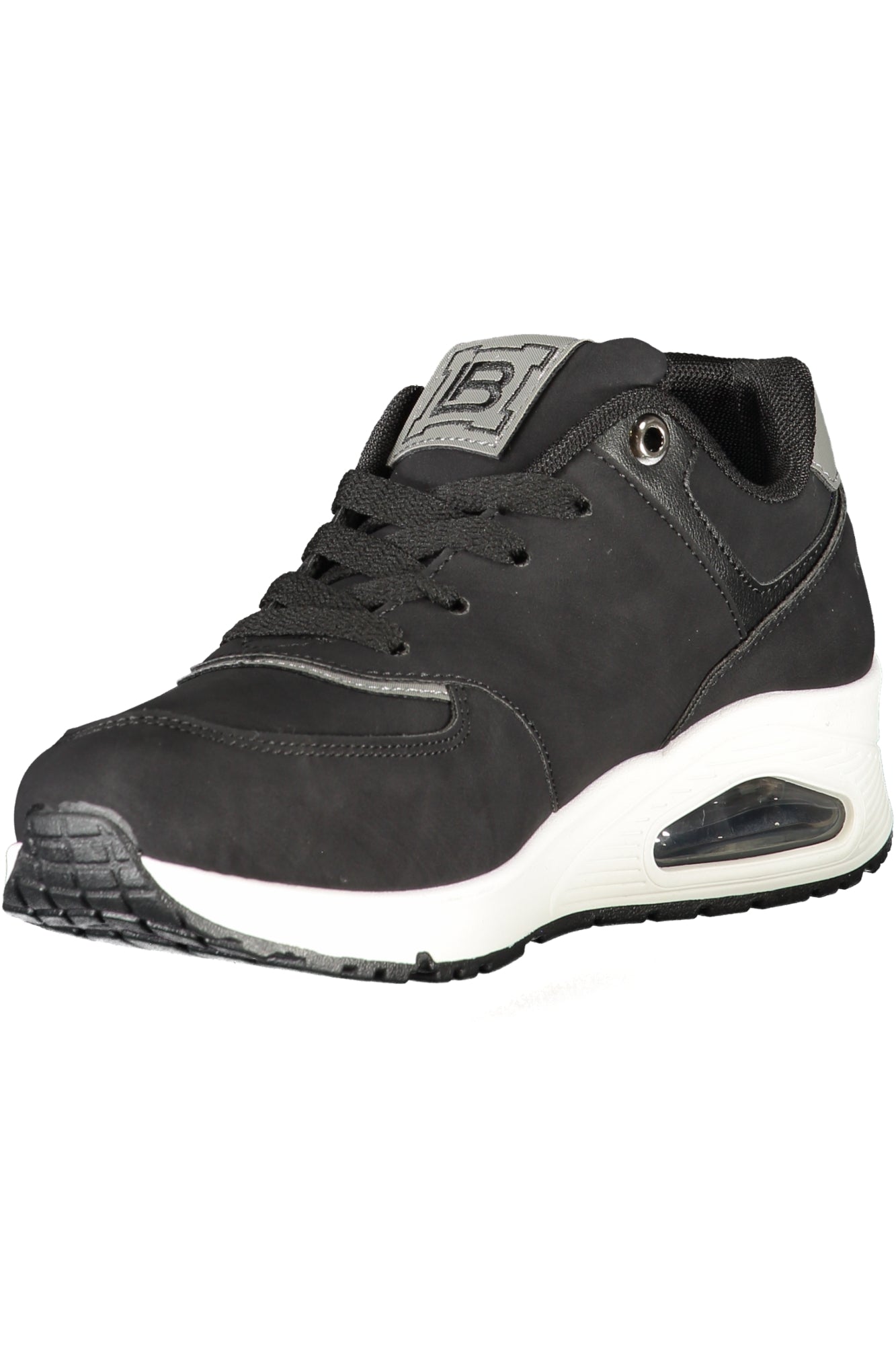 Laura Biagiotti Sneaker Damen – Schwarze Sportschuhe mit Strass-Applikation für Herbst/Winter Schwarz