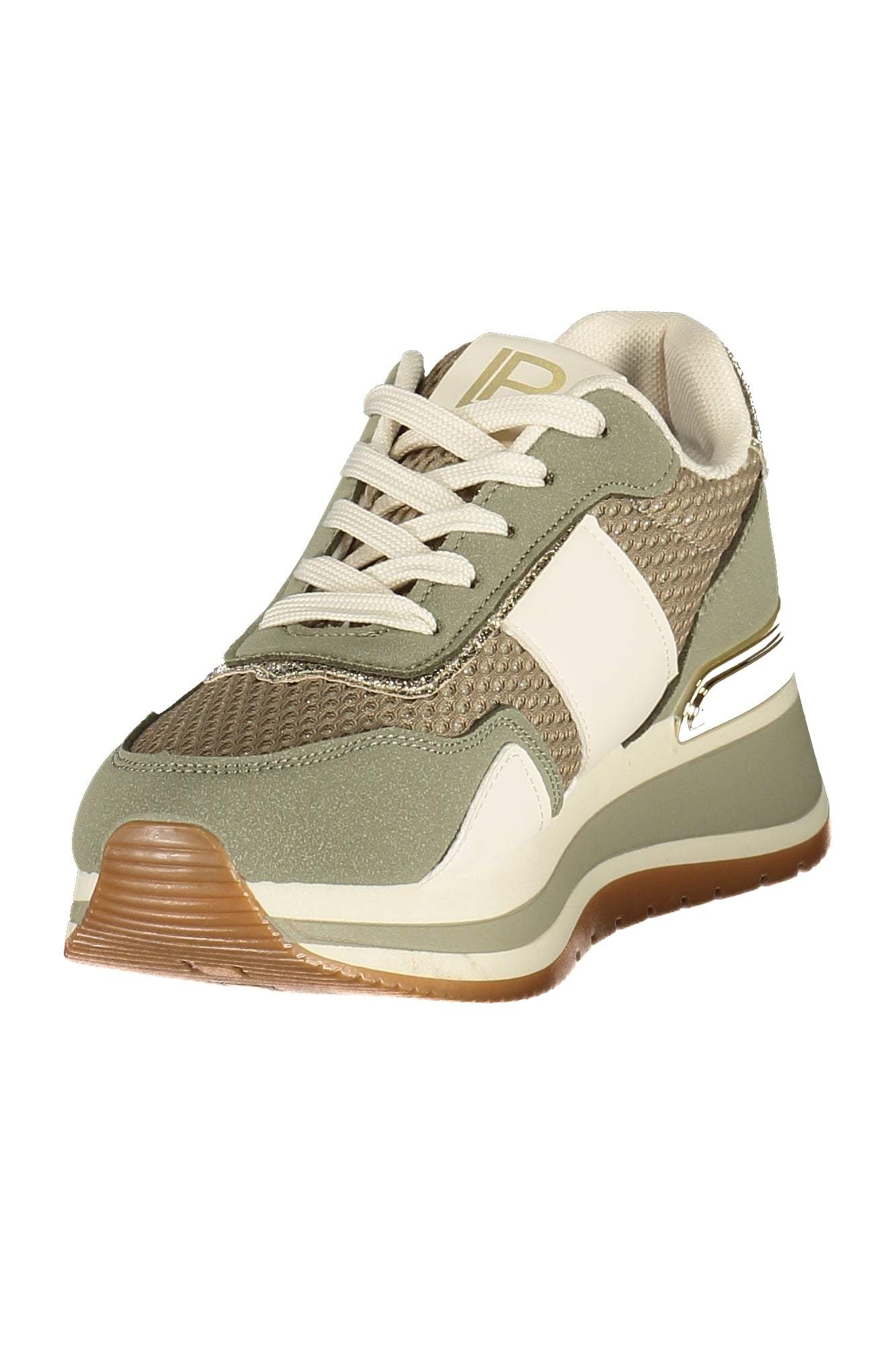 LAURA BIAGIOTTI Damen Sneaker – Sportschuh mit Schnürsenkeln Grün