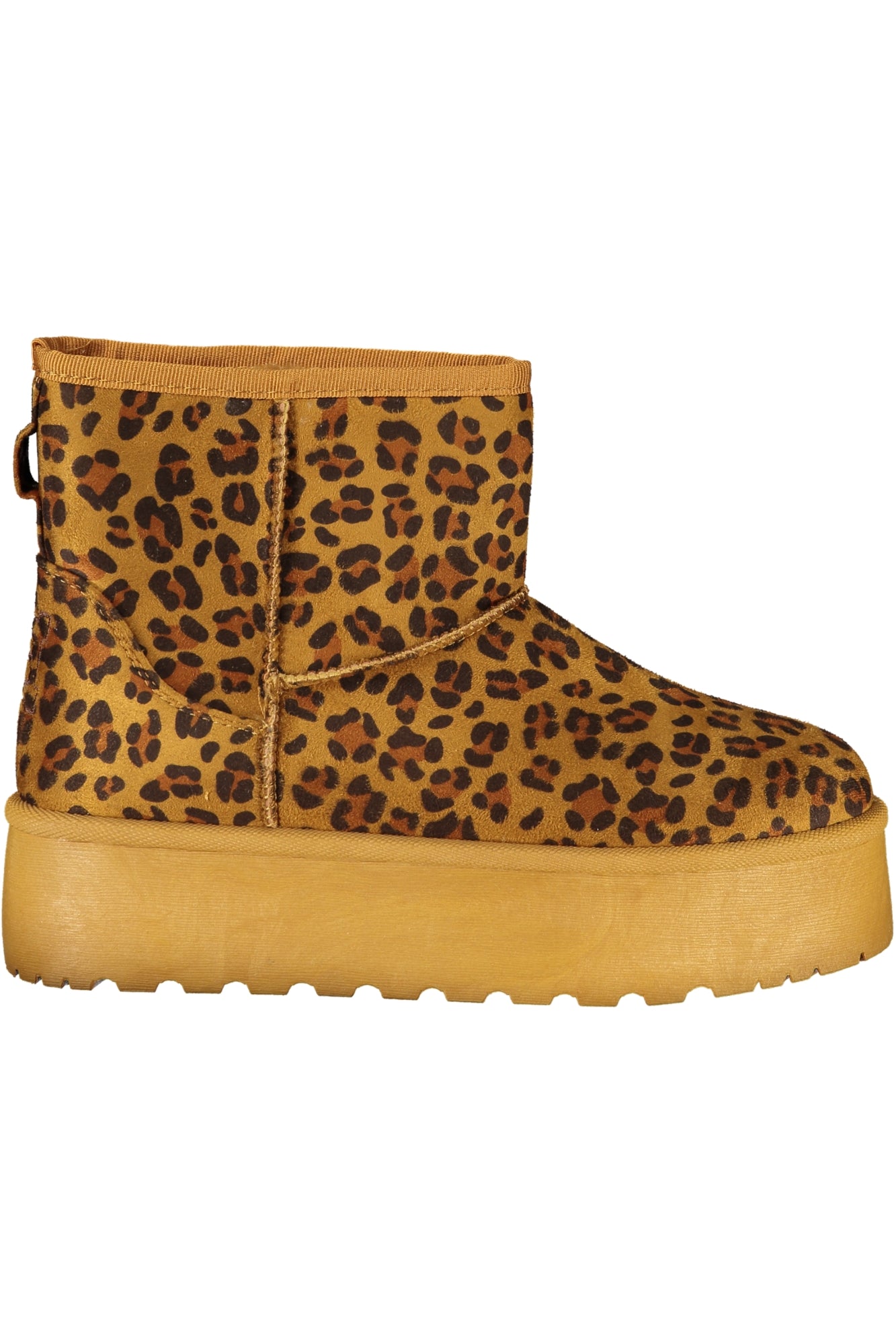 Laura Biagiotti Damenstiefel – Schwarze Stiefeletten mit Keilabsatz | Pelzoptik Braun