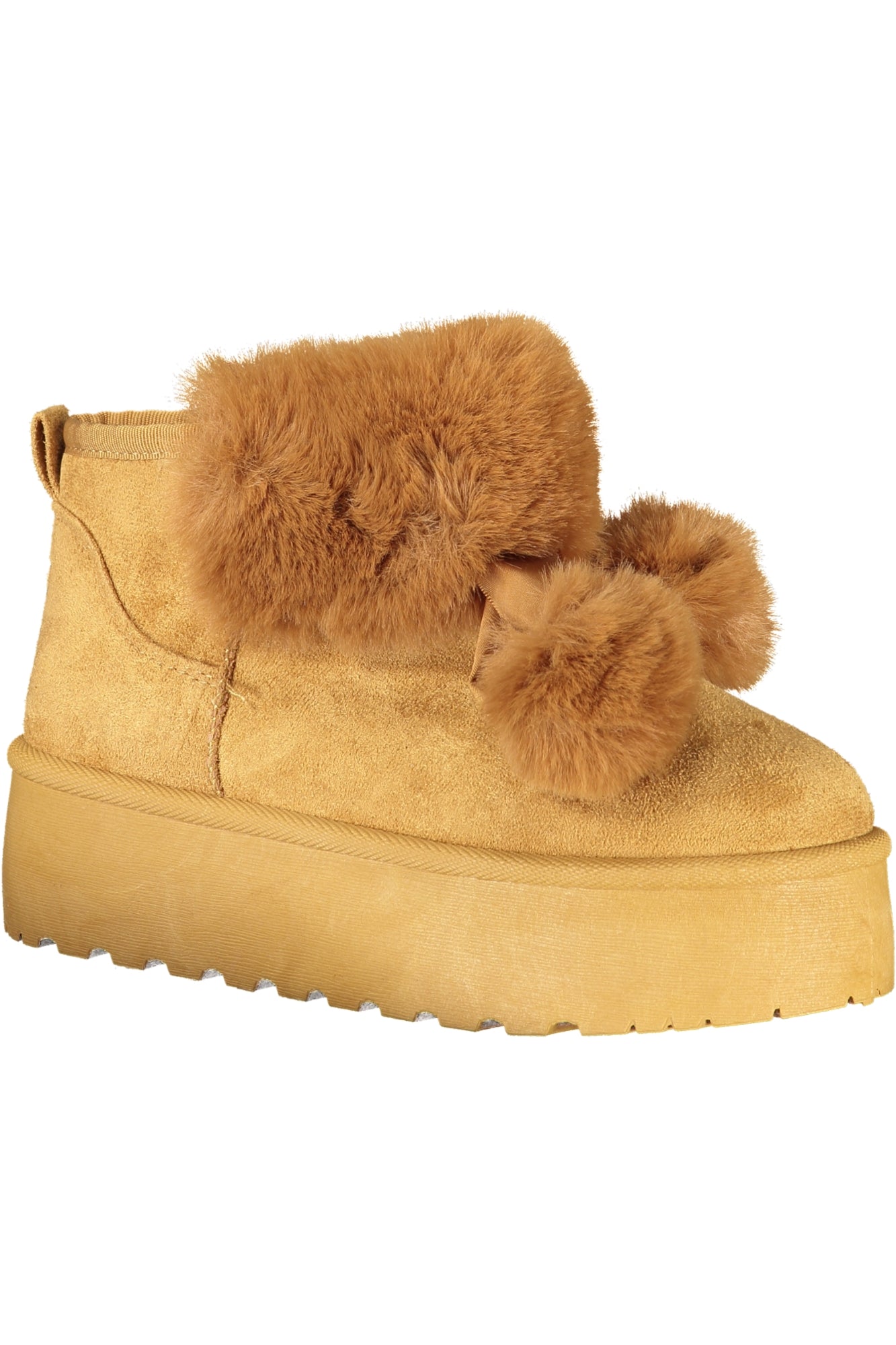 Laura Biagiotti Damenstiefel Braun – Stiefeletten mit Pelz & Keilabsatz | soulluna.de Braun