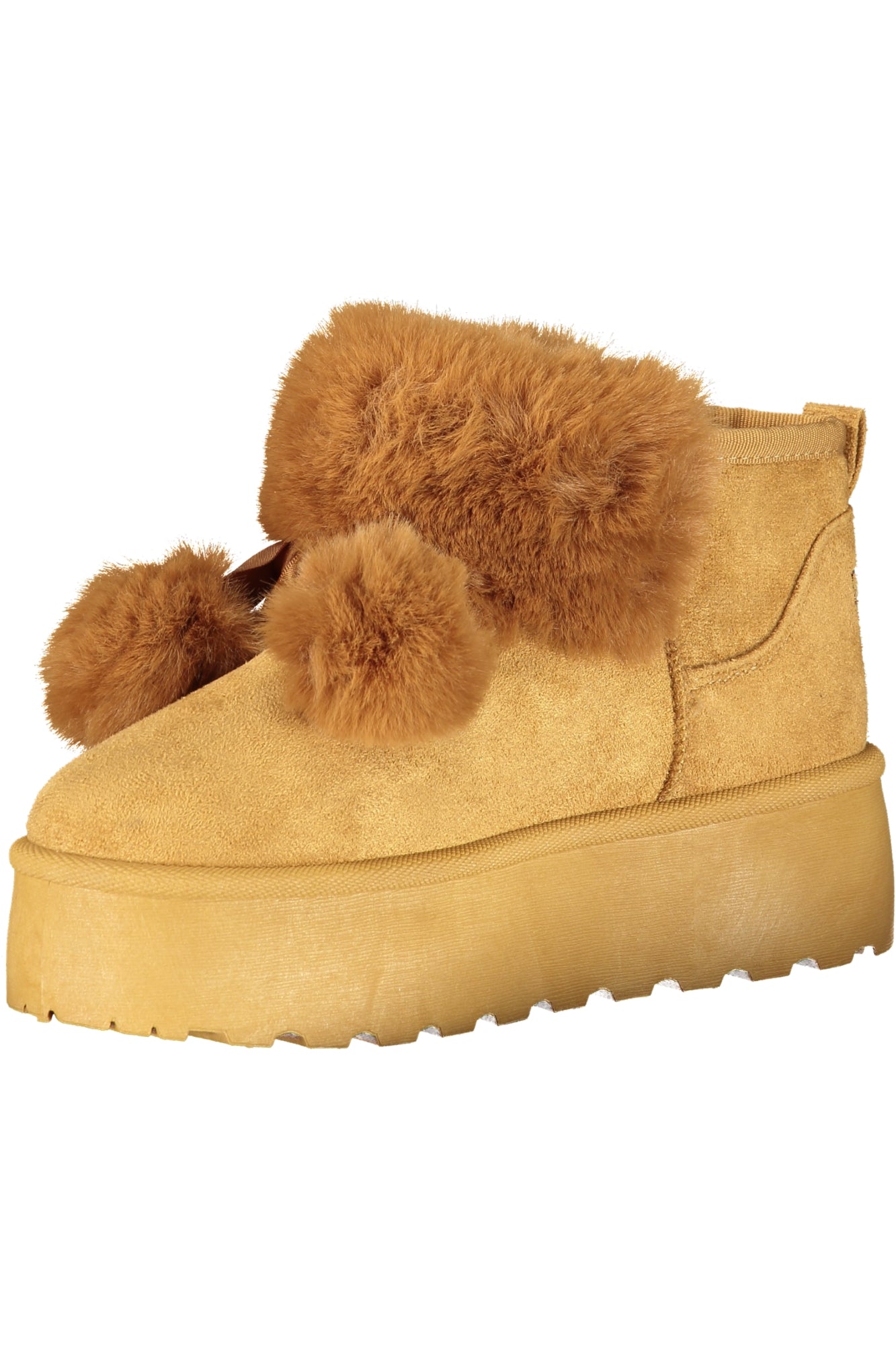 Laura Biagiotti Damenstiefel Braun – Stiefeletten mit Pelz & Keilabsatz | soulluna.de Braun