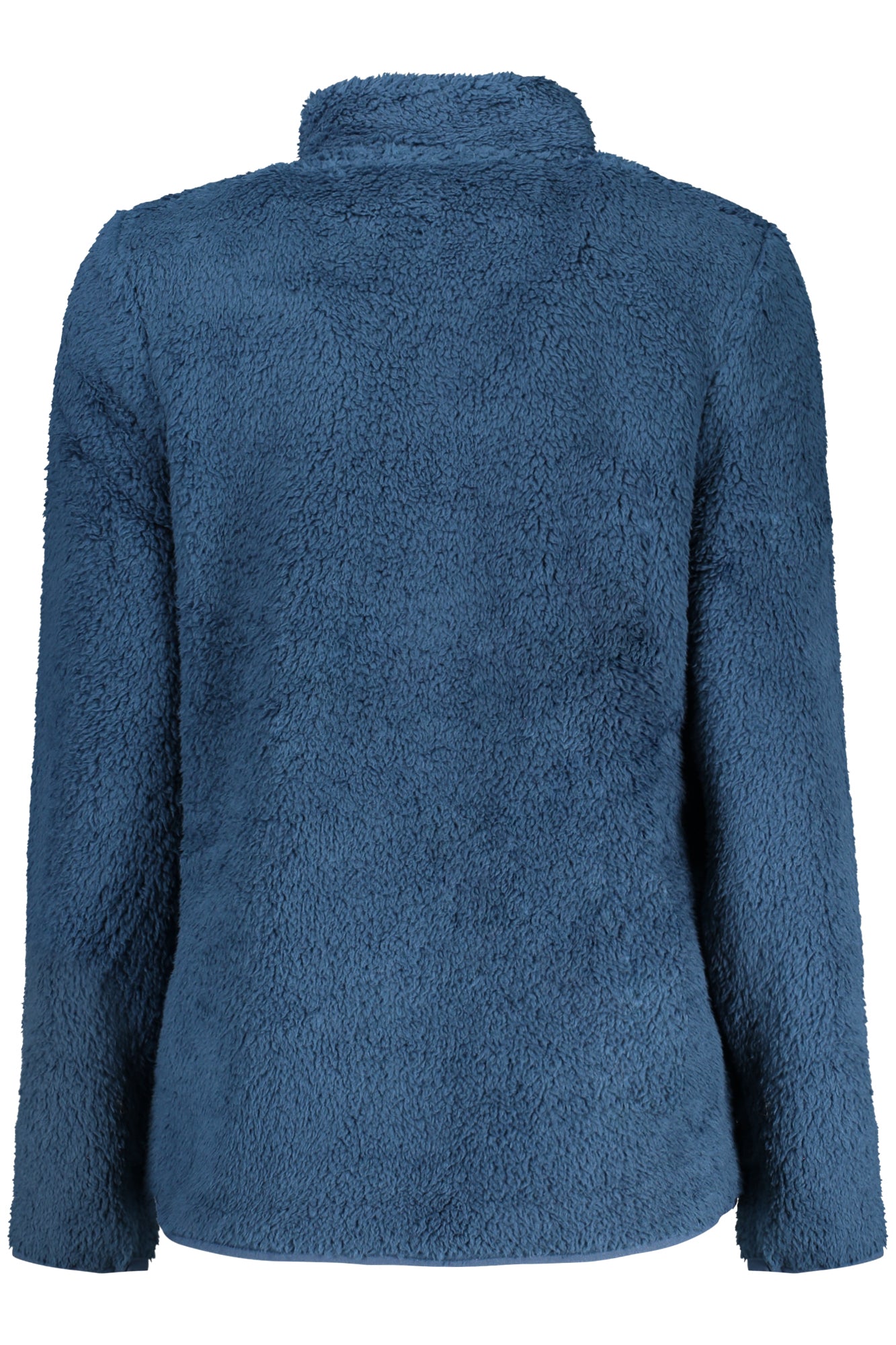 Laura Biagiotti Sweatshirt Damen – Beiger Reißverschluss & Logo-Applikation Blau