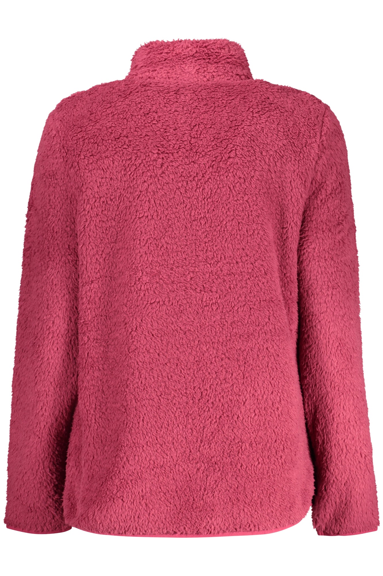Laura Biagiotti Sweatshirt Damen – Beiger Reißverschluss & Logo-Applikation Violett