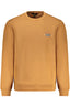 LEE Sweatshirt Herren mit Reißverschluss – Brauner Fleece-Pullover für Herbst/Winter Braun