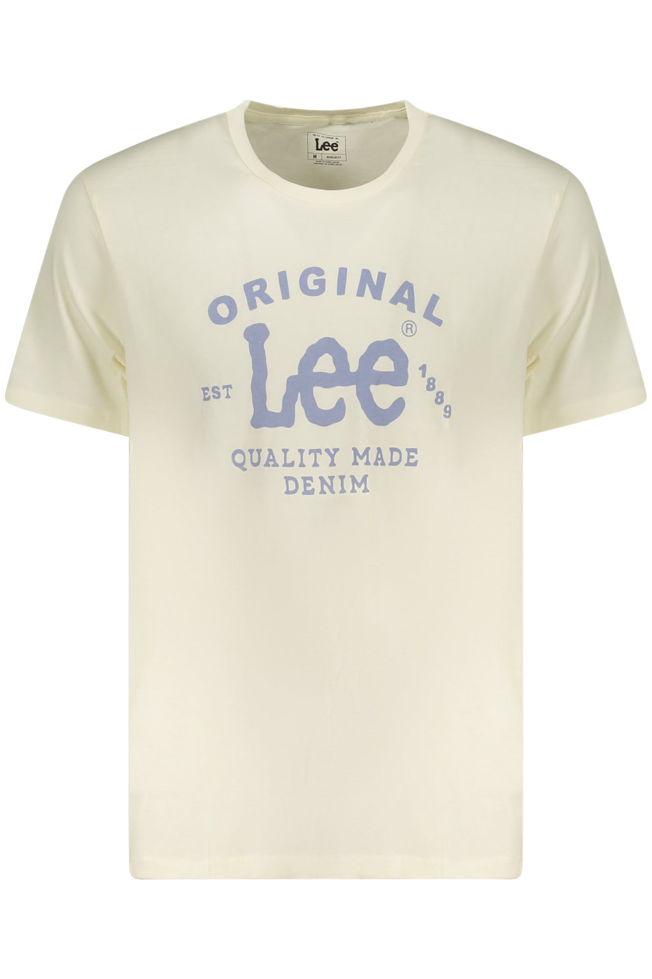 LEE Kurzarm T-Shirt Herren Beige – Logo Print & Baumwolle | soulluna.de Beige