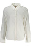 LEVI'S Langarmshirt Damen Weiss – Italienischer Kragen aus 100% Baumwolle Weiß