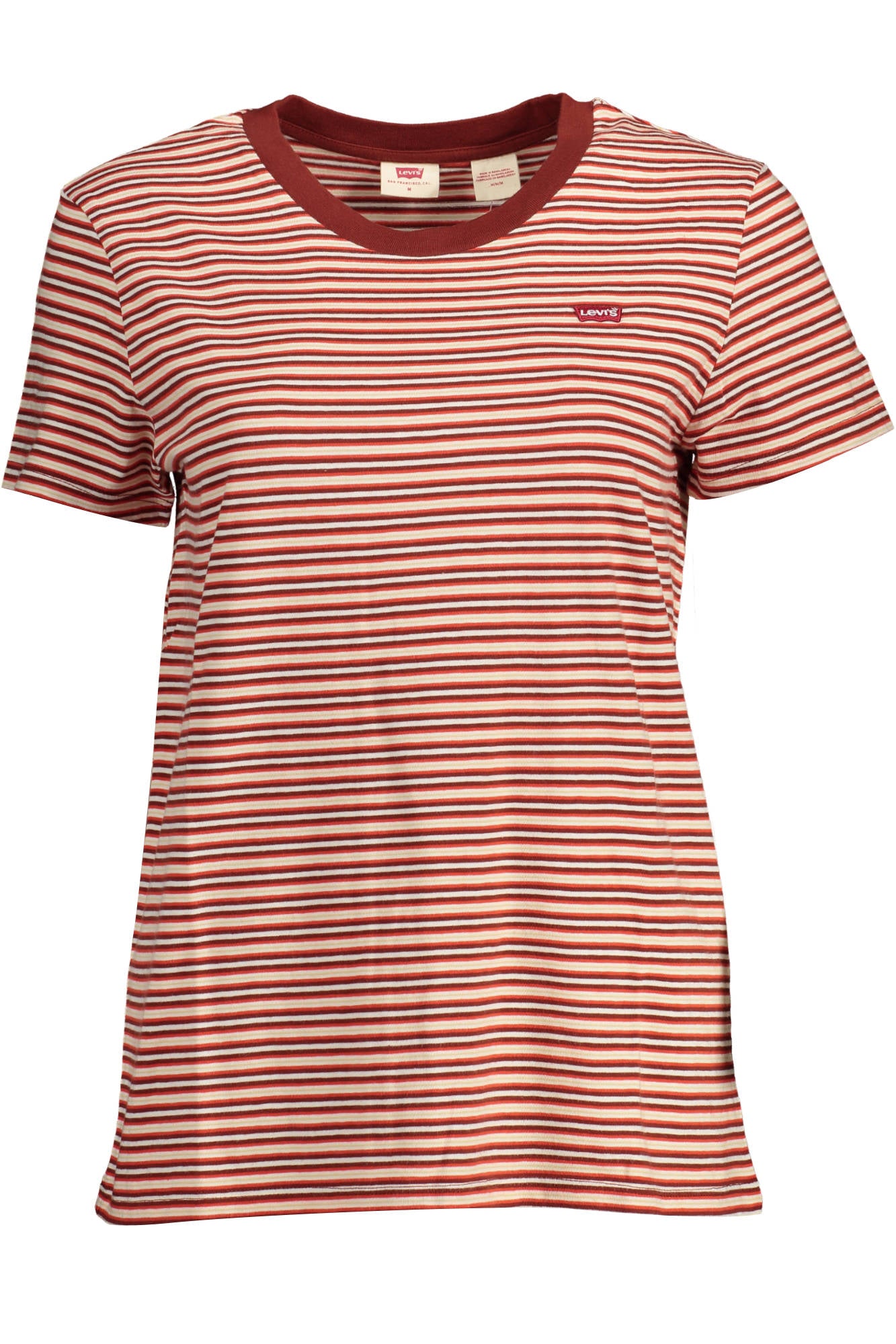 LEVI'S Damen T-Shirt Rot – Kurzarm Basic aus 100% Baumwolle | soulluna Rot