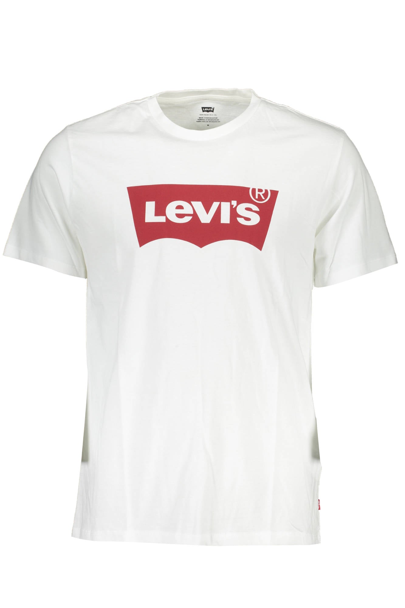 LEVI'S Kurzarm-T-Shirt Herren Weiss – 100% Baumwolle | Logo-Print Weiß