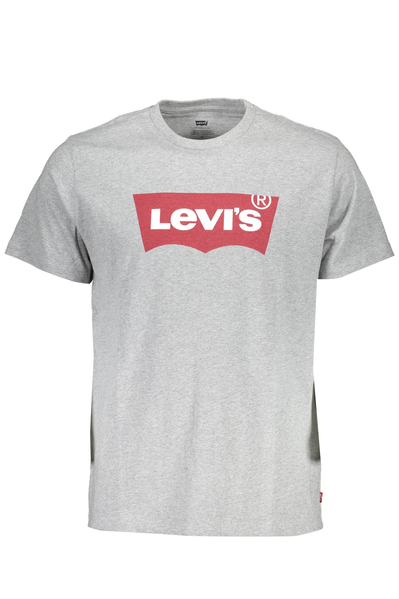LEVI'S Kurzarm-T-Shirt Herren Grau – Logo-Print aus Baumwolle | soulluna.de Grau