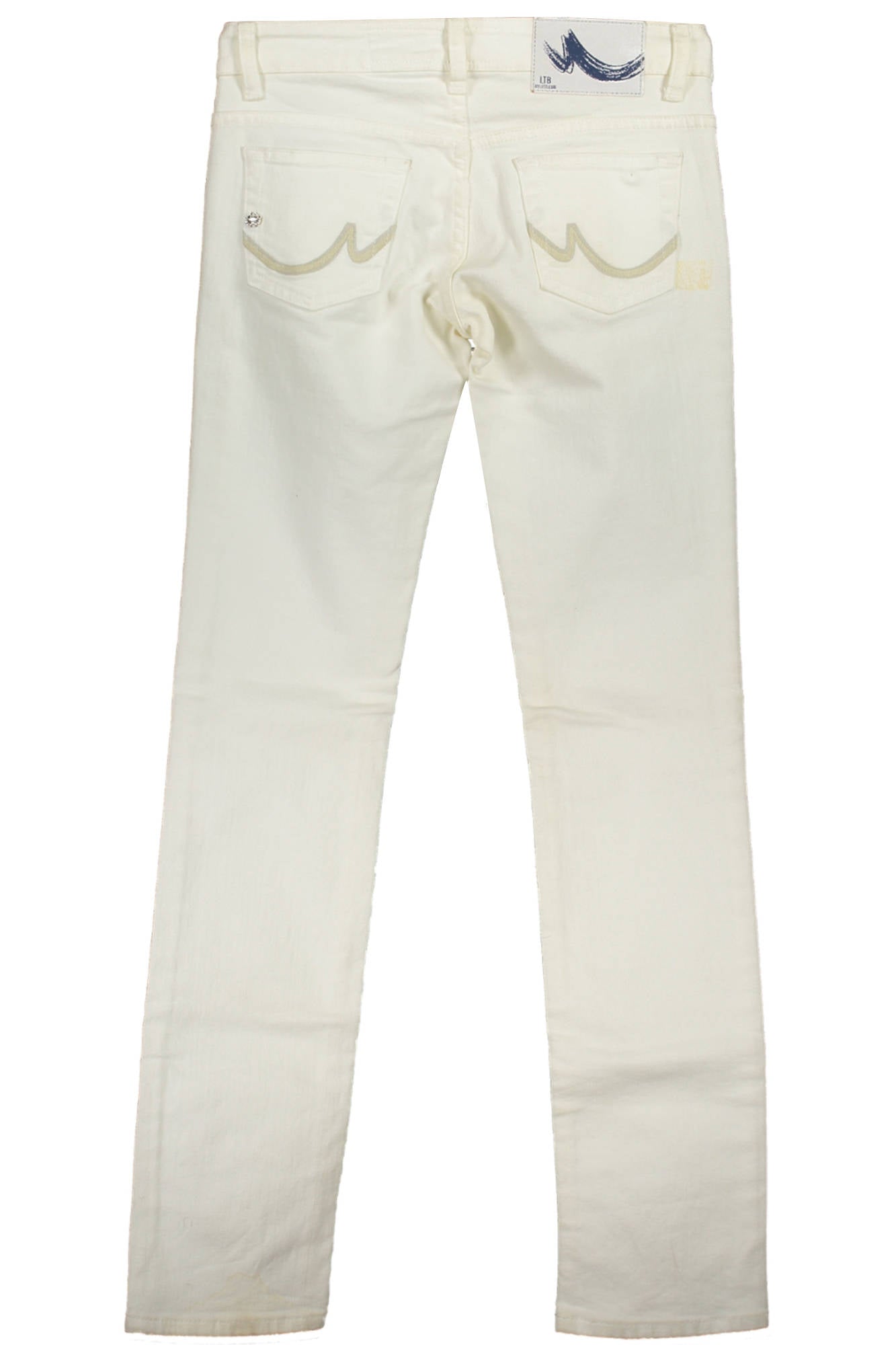 LITTLE BIG Damenhose – Weiße 5-Pocket-Hose für Herbst/Winter | soulluna.de Weiß
