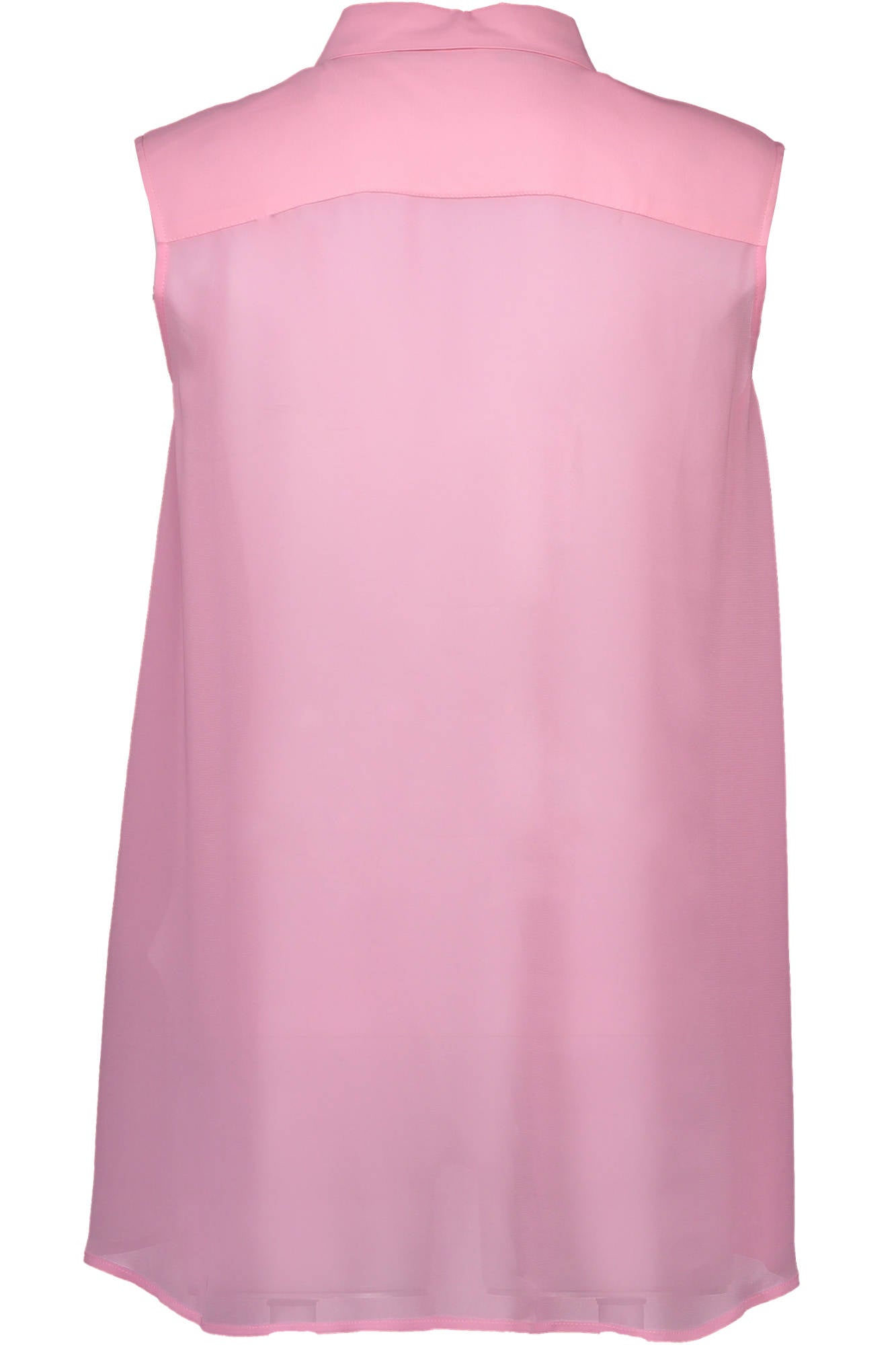 LOVE MOSCHINO Ärmelloses Shirt Damen Rosa – Italienischer Kragen | soulluna.de Rosa