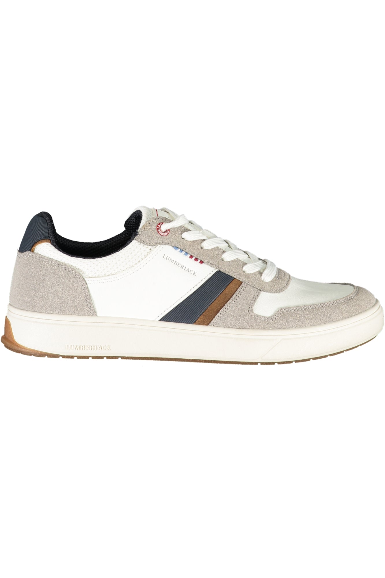 LUMBERJACK Herren Sportschuhe – Weiße Sneaker mit herausnehmbarem Fußbett für Herbst/Winter Weiß