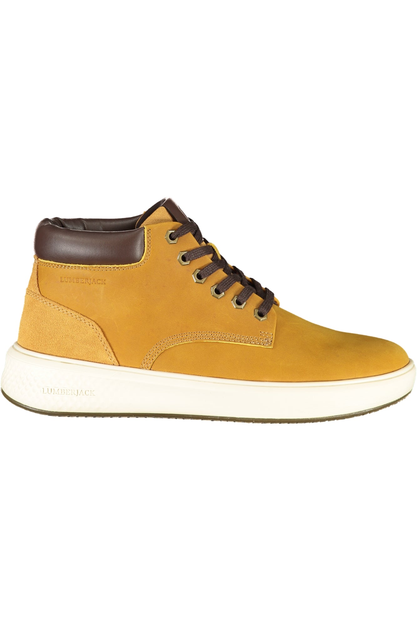 LUMBERJACK Herren Sportschuhe Gelb – Sneaker mit herausnehmbarem Fußbett für Herbst/Winter Gelb