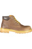 LUMBERJACK Herren Sportschuhe Braun – Schnürstiefel mit herausnehmbarem Fußbett für Herbst/Winter Braun