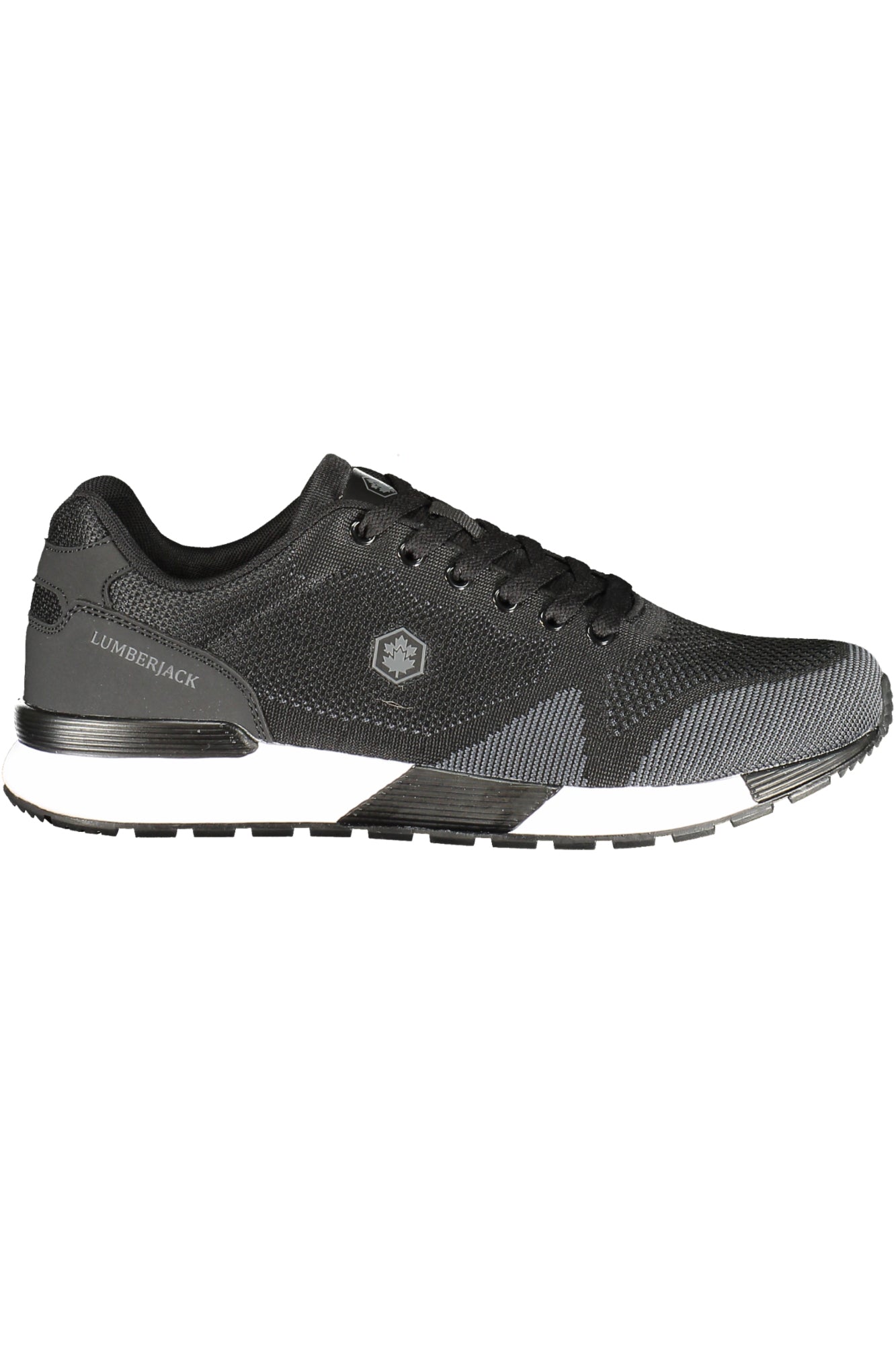 LUMBERJACK Herren Sneaker – Sportschuh mit Schnürsenkeln Schwarz