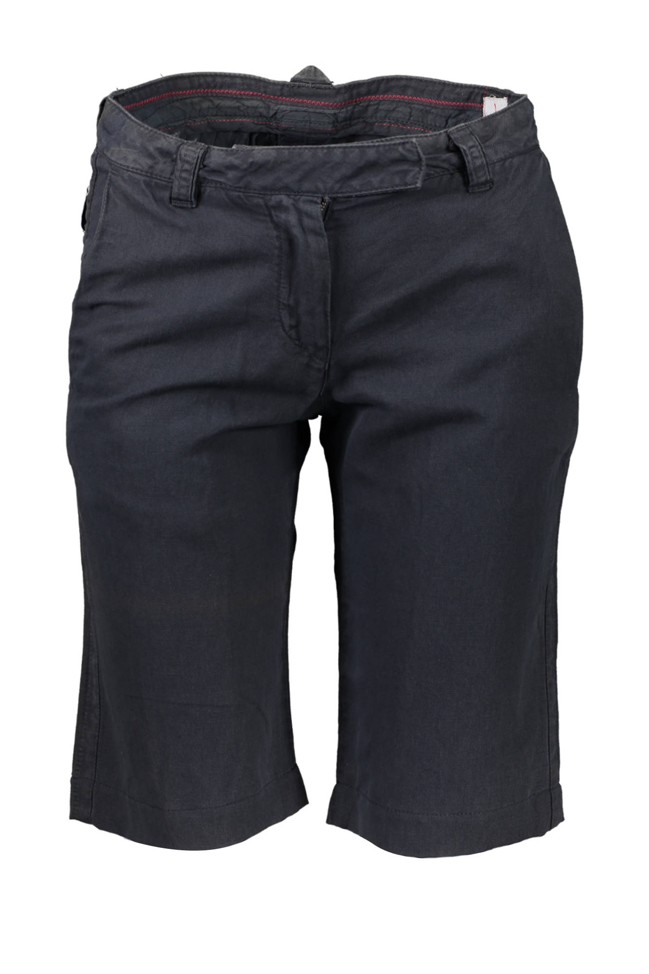 MURPHY&NYE Bermudahose Damen – Blaue Sommerhose aus Baumwolle-Leinen Blau