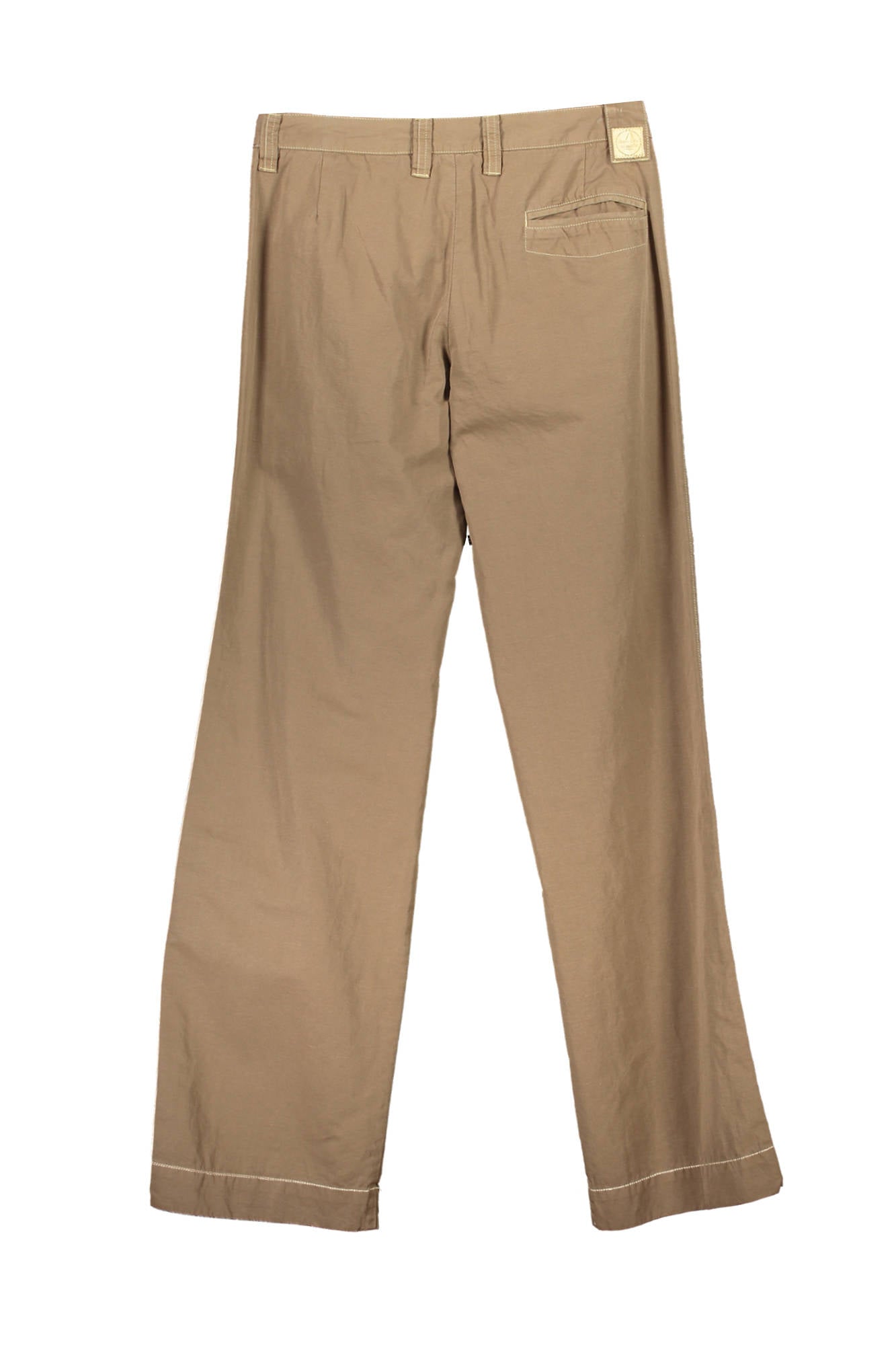 MURPHY&NYE Hose Herren – Blaue Sommerhose aus Baumwolle-Leinen Braun