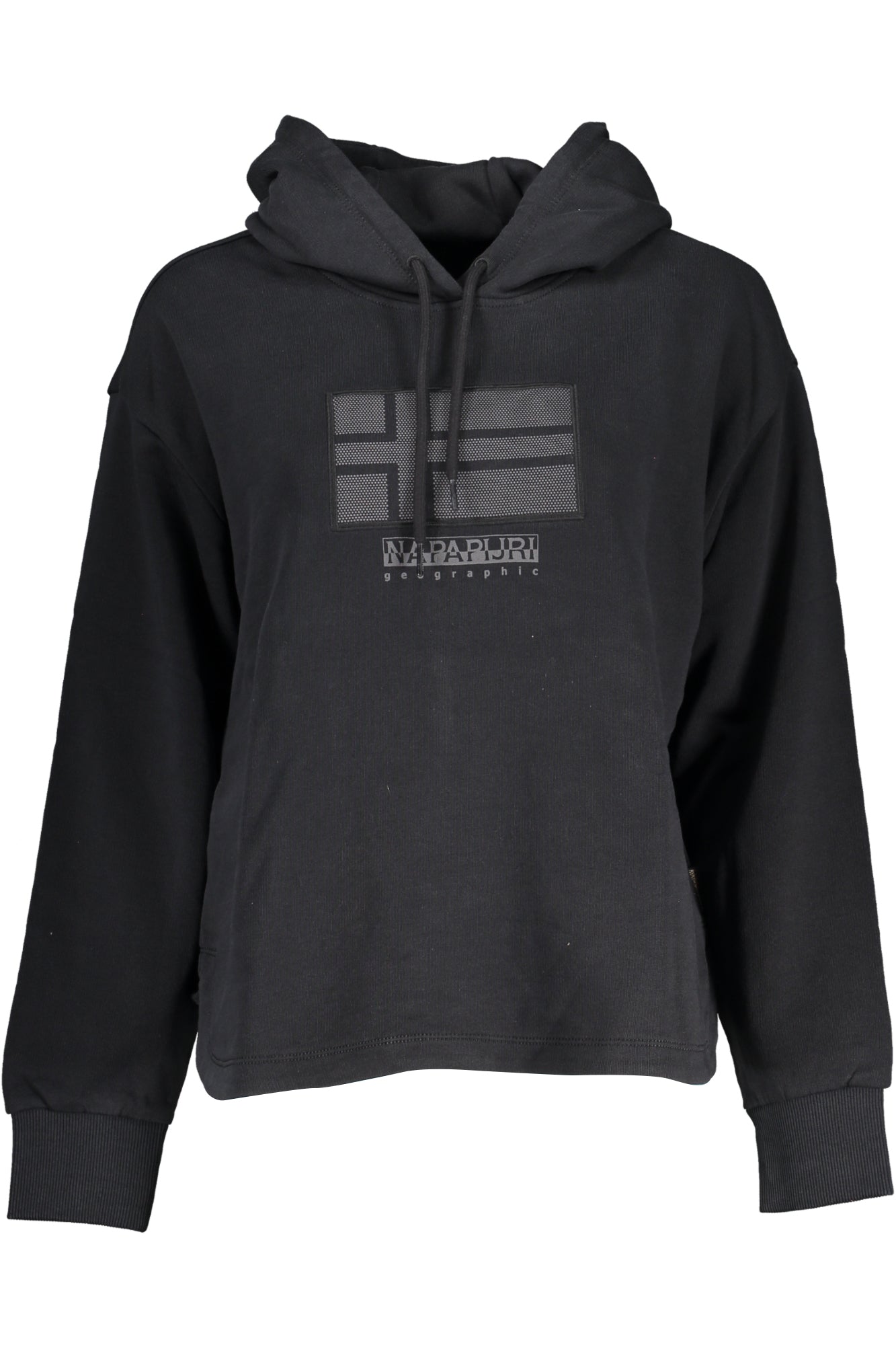 NAPAPIJRI Damen-Sweatshirt mit Reißverschluss Schwarz – Kapuzenpullover für Frühling Schwarz