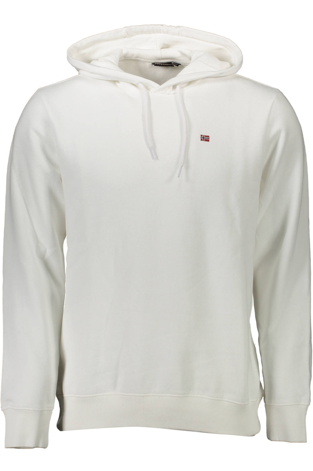 NAPAPIJRI Sweatshirt Herren Schwarz – Kapuzenpullover aus Bio-Baumwolle Weiß
