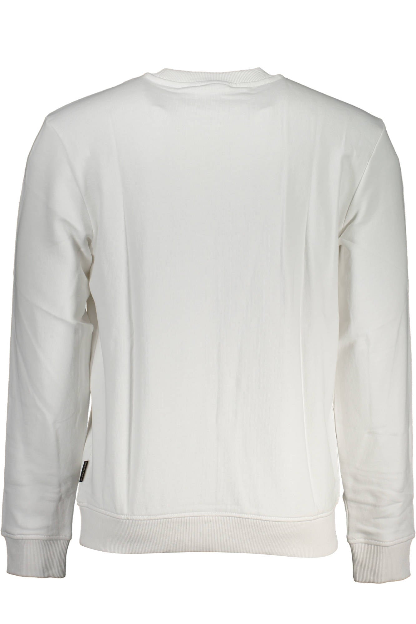 NAPAPIJRI Sweatshirt Herren Weiß – Gebürstetes Baumwoll-Sweatshirt mit Logo Weiß
