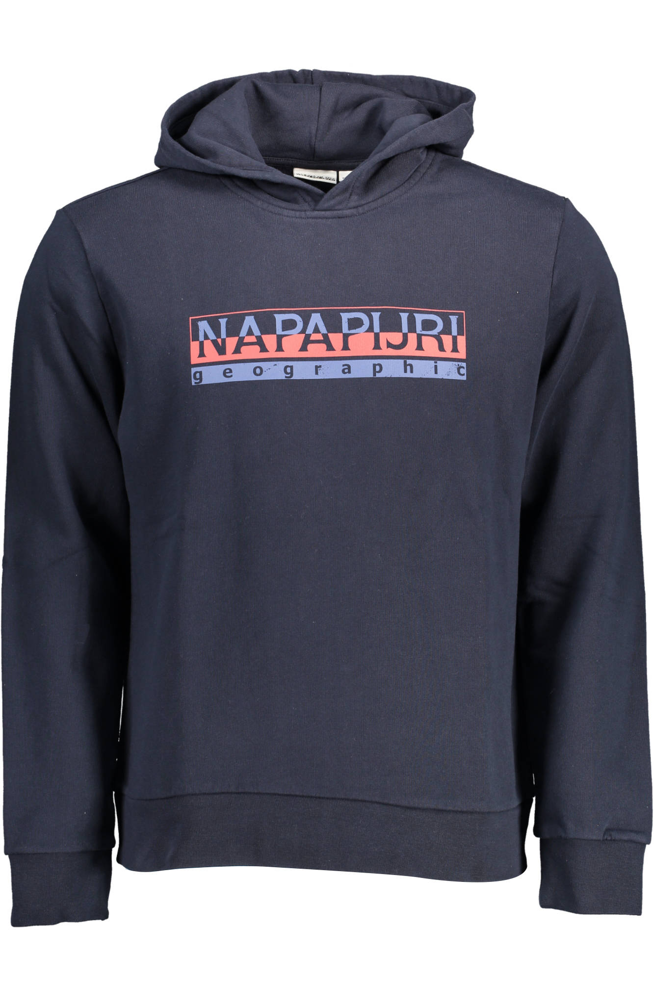 NAPAPIJRI Sweatshirt Herren Blau – Kapuzenpullover aus Baumwolle für Freizeit Blau