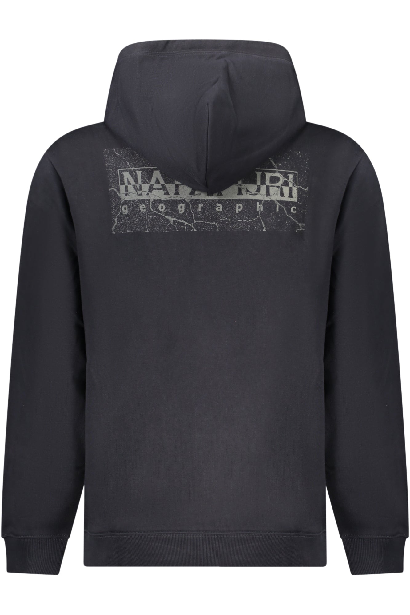 Napapijri Schwarzes Herren-Sweatshirt Mit Reissverschluss Schwarz