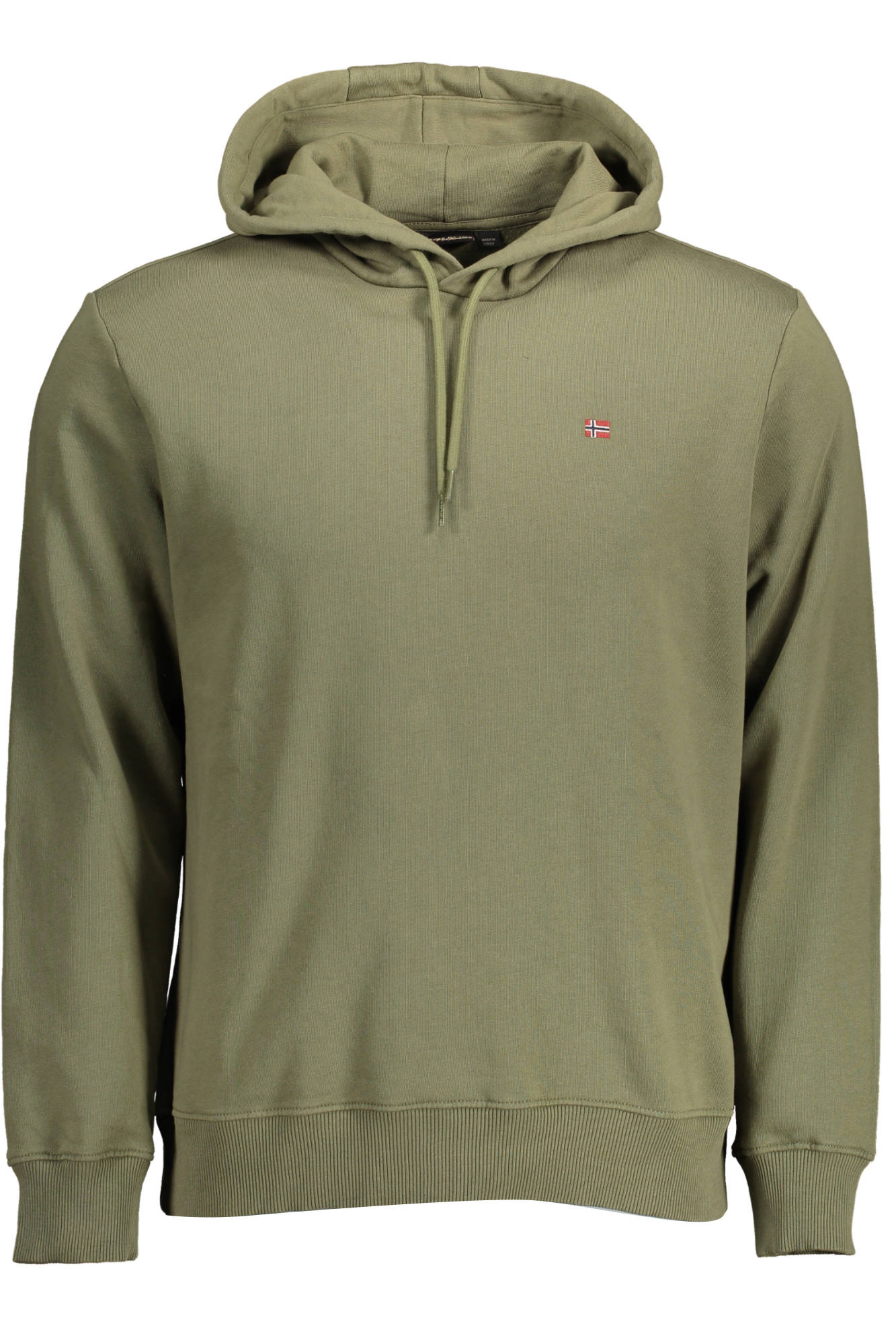 NAPAPIJRI Sweatshirt Herren Schwarz – Kapuzenpullover aus Bio-Baumwolle Grün