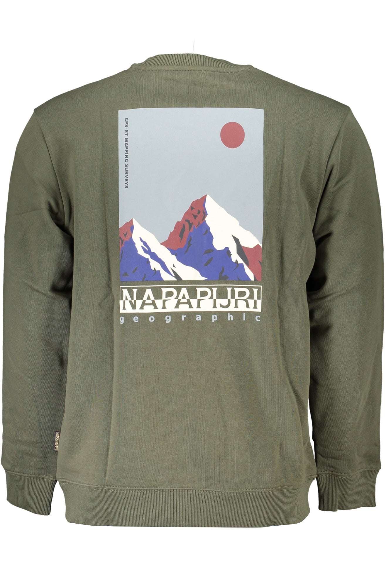 Napapijri Grünes Herren-Sweatshirt Mit Reissverschluss Grün