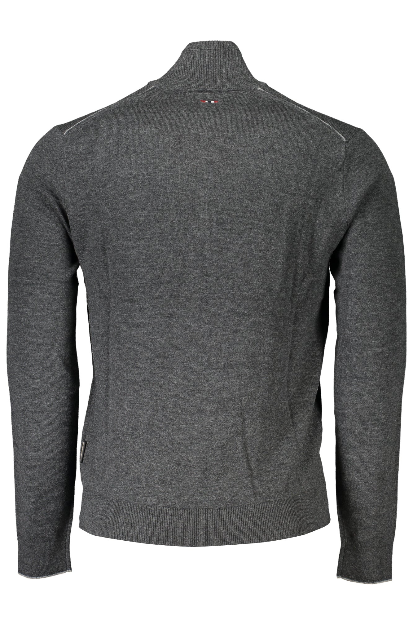 NAPAPIJRI Herrenpullover – Blauer Winterpullover mit Halbreißverschluss | soulluna.de Grau