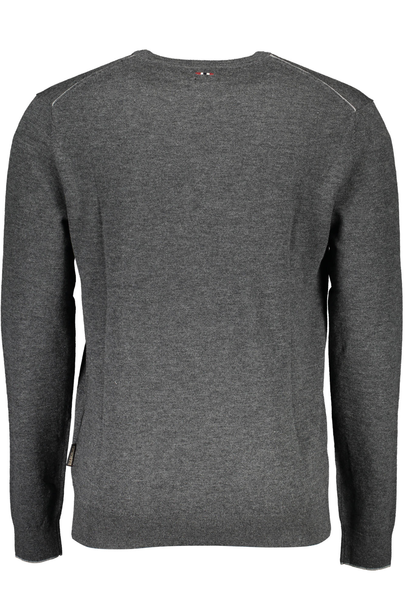 NAPAPIJRI Pullover Herren – Blauer Wollpullover mit Logo-Stickerei für Herbst/Winter Grau