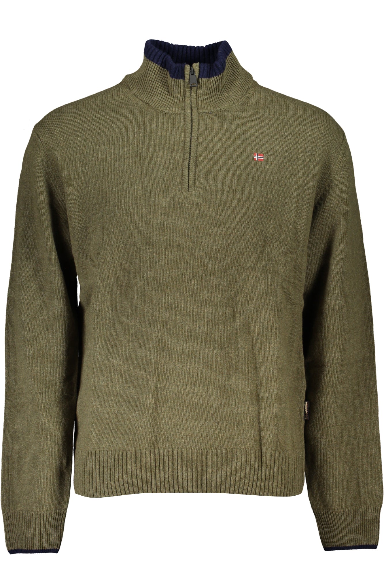 Napapijri Pullover Herren – Grauer Langarm-Pullover für Herbst/Winter | soulluna.de Grün