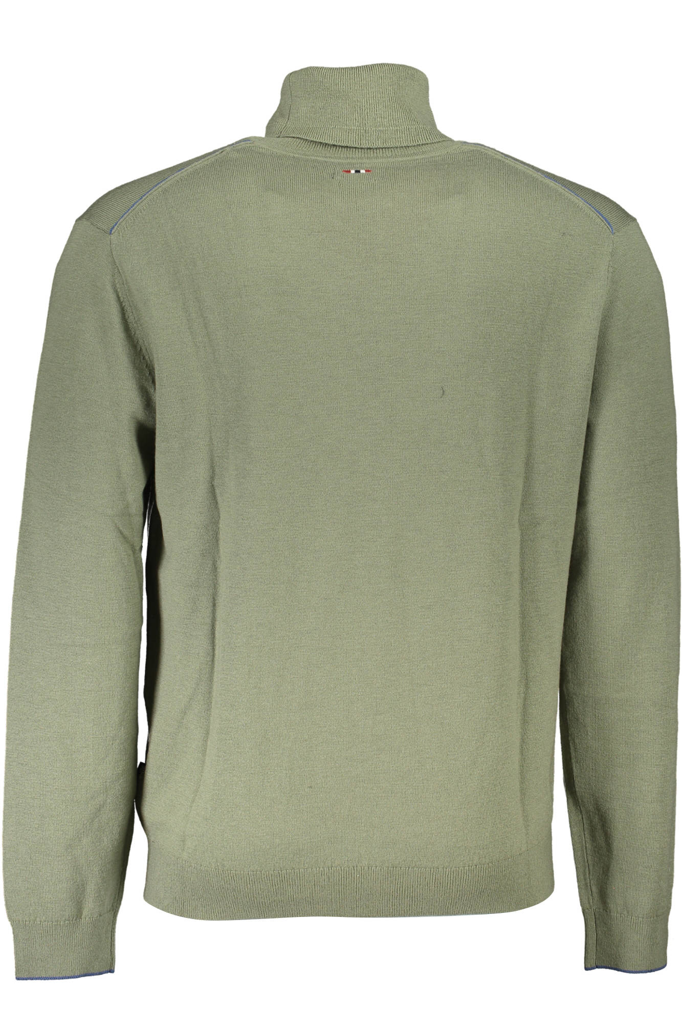 Napapijri Pullover Herren – Grüner Rollkragen aus 100% Wolle für Herbst/Winter Grün