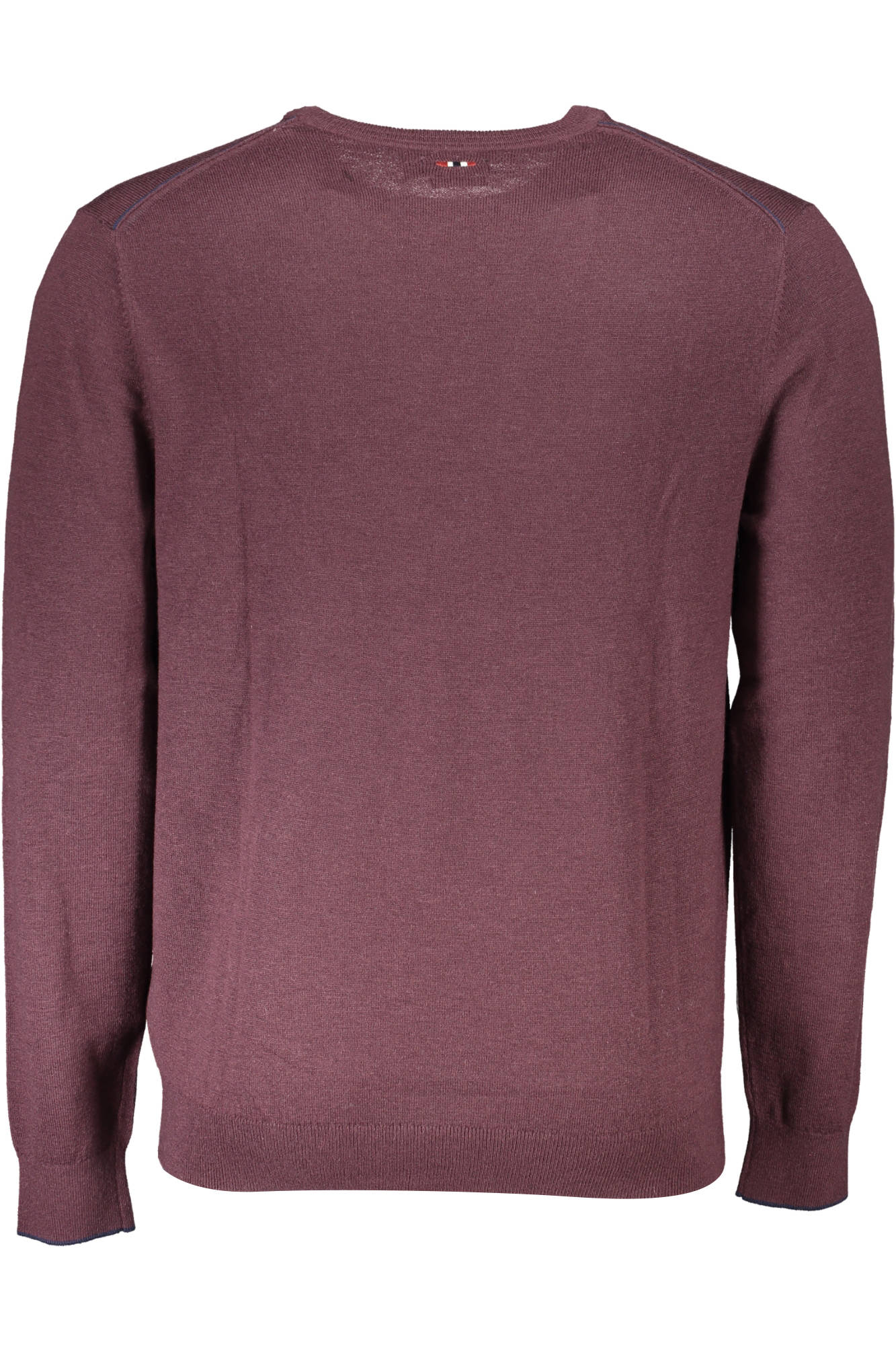 NAPAPIJRI Pullover Herren – Blauer Wollpullover mit Logo-Stickerei für Herbst/Winter Violett