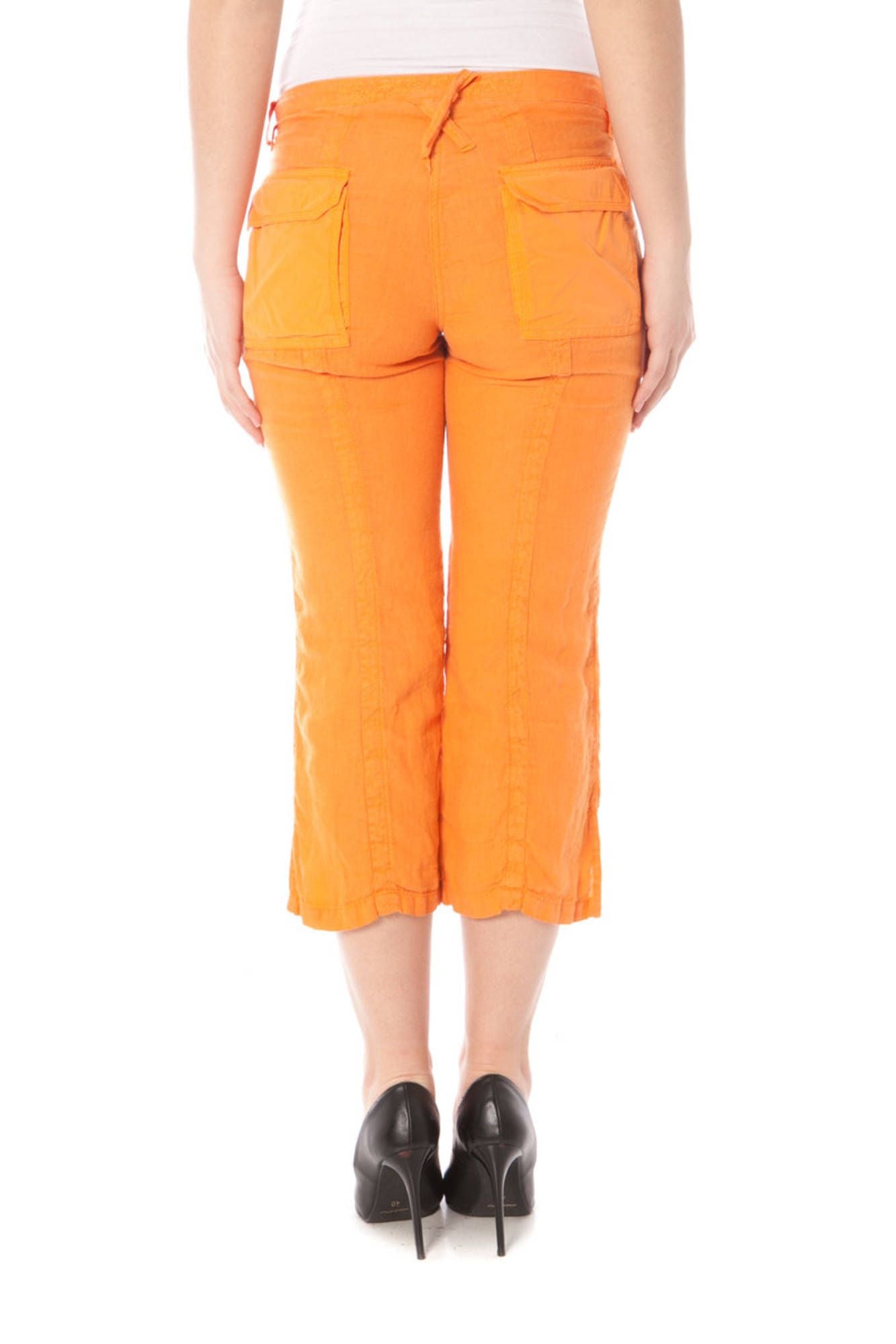 Napapijri Pinocchietto-Hose Damen – Leinenhose für Frühjahr/Sommer | soulluna.de Orange