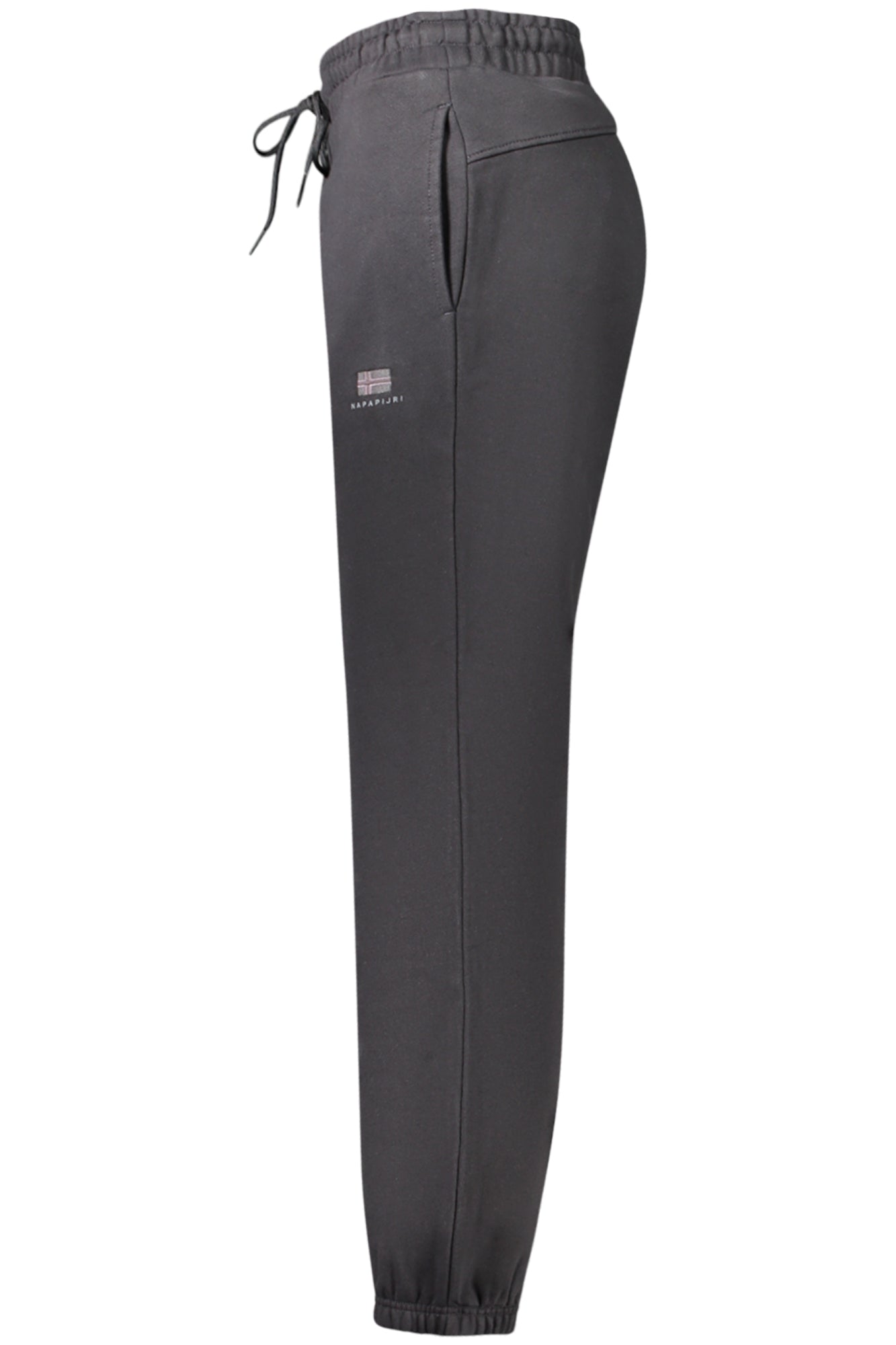 NAPAPIJRI Damen Lange Trainingshose Schwarz – Fleece Jogginghose mit Logo Schwarz