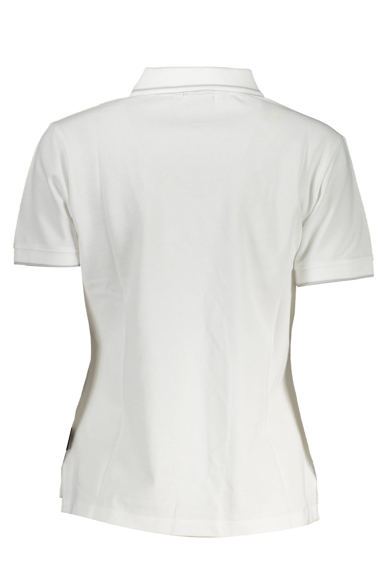 NAPAPIJRI Polo Kurzarm Damen Weiss – Klassisches Poloshirt aus Baumwolle für den Sommer Weiß