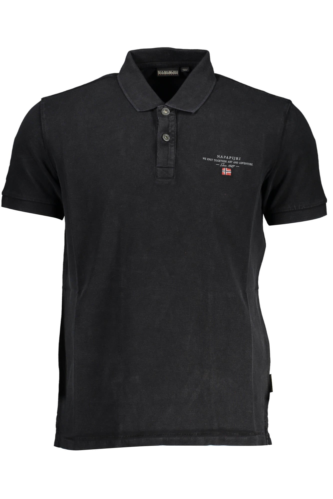 Napapijri Polo Kurzarm Herren Schwarz Schwarz