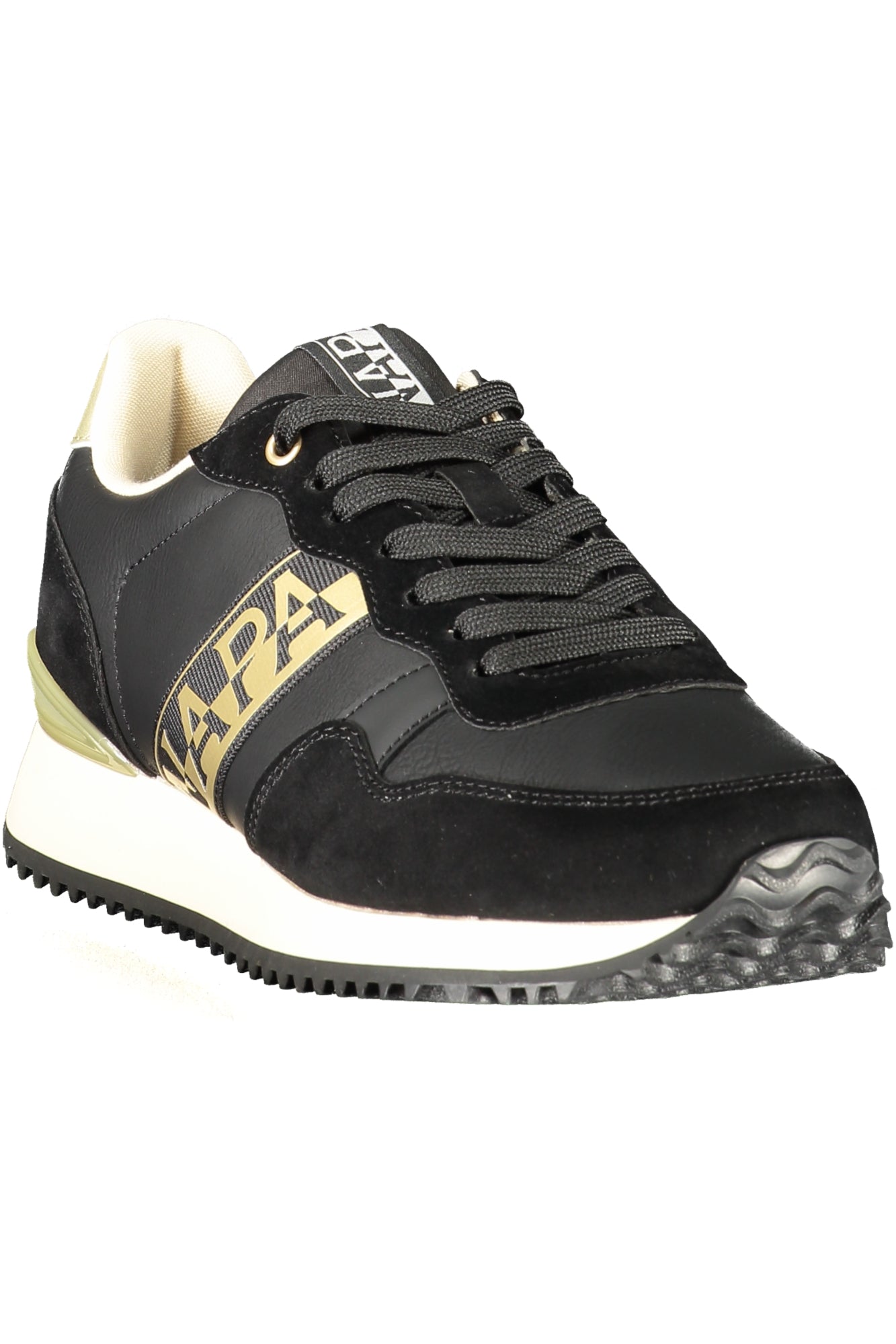NAPAPIJRI SHOES Damen Sneaker – Sportschuh mit Schnürsenkeln Schwarz