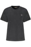 NAPAPIJRI Damen Kurzarm-T-Shirt Schwarz – Lockere Passform mit Stickerei | soulluna.de Schwarz