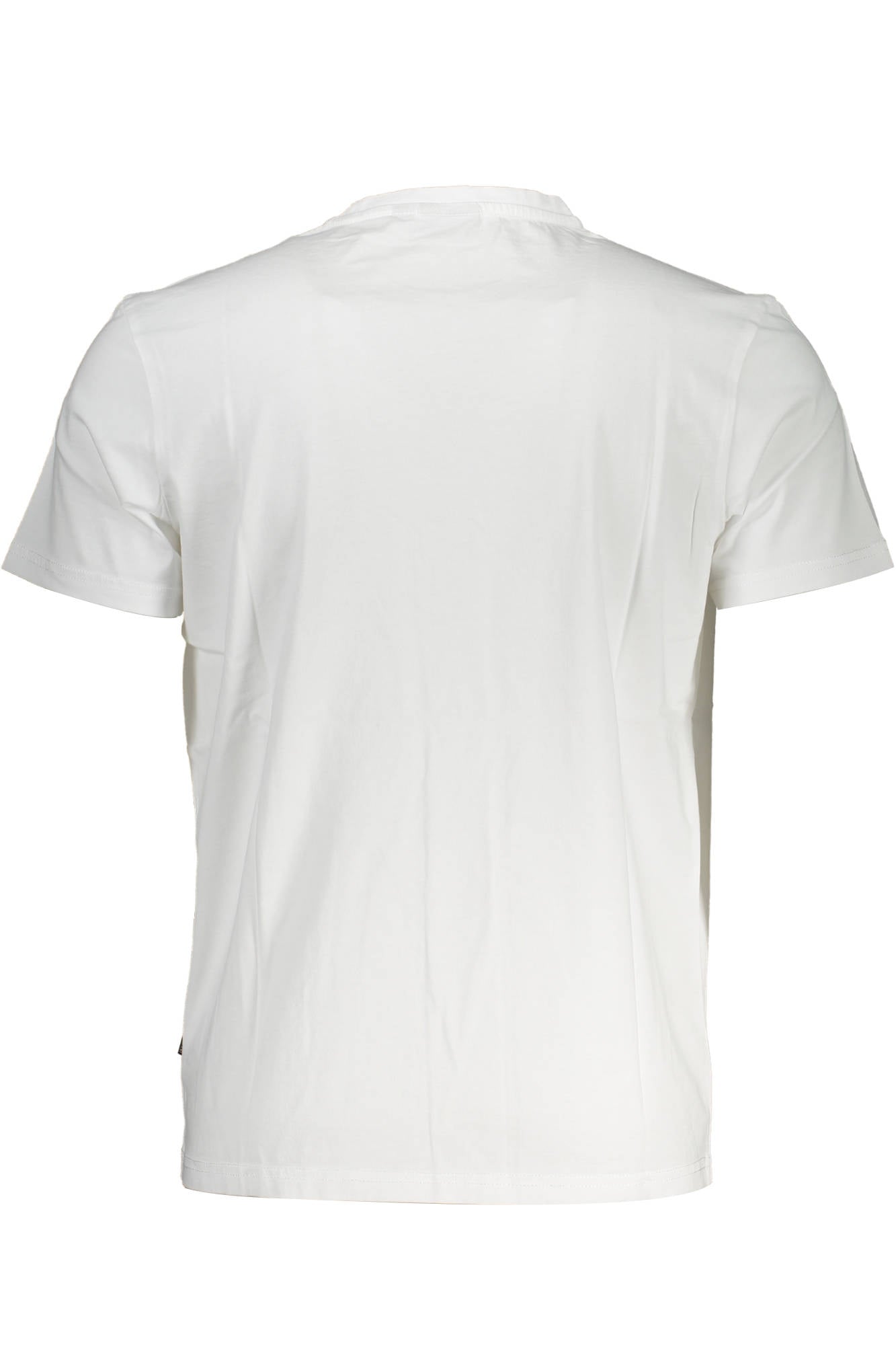 NAPAPIJRI Kurzarm-T-Shirt Herren Weiss – Baumwoll-Qualität mit Logo-Stickerei Weiß