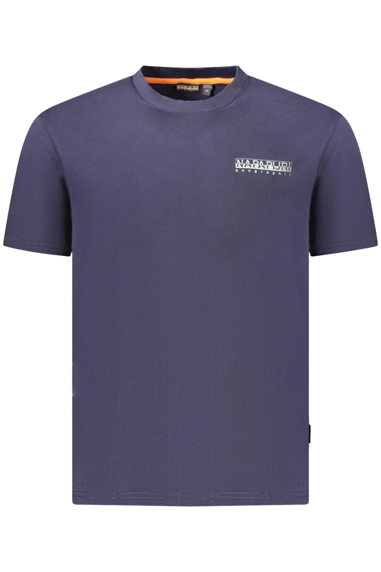 Napapijri Kurzarm-T-Shirt Herren Weiss Blau