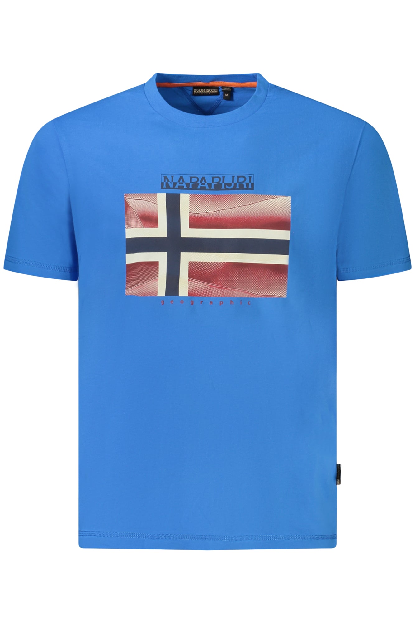 NAPAPIJRI Herren T-Shirt – Kurzarm, aus Baumwolle | T-Shirts Blau