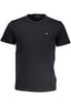 Napapijri Kurzarm-T-Shirt Herren Schwarz – Logo-Stickerei aus Baumwolle Schwarz