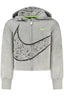 NIKE SWEATSHIRT MIT REISSVERSCHLUSS FÜR MÄDCHEN, GRAU