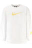 NIKE WEISSES KINDER-SWEATSHIRT MIT REISSVERSCHLUSS
