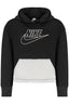 Nike Sweatshirt Mädchen – Kapuzenpullover mit Reißverschluss für Herbst/Winter Schwarz