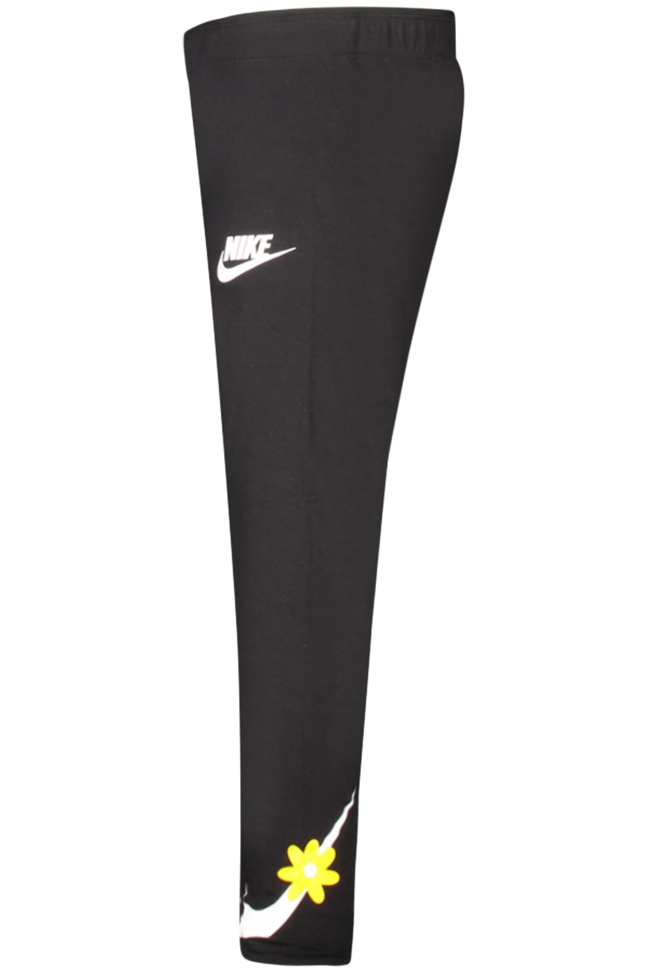 Nike Leggings Mädchen – Schwarze Leggings für Herbst/Winter mit Logo-Aufdruck Schwarz
