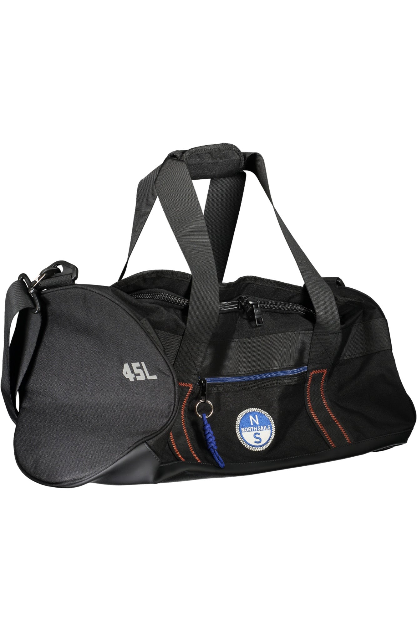 NORTH SAILS Herren Reisetasche Blau – 45 Liter Volumen mit verstellbarem Schultergurt Schwarz
